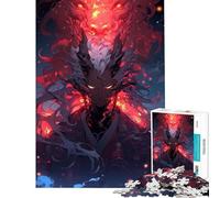 1000 Pieces Jigsaws Adults Puzzles Infernal Oni Awakening Learning Educational Toys Family Game Difficult Hard Secret Santa Gifts (Size 38x52cm)