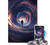 1000 Pieces Jigsaws Adults Puzzles Into The Vortex Puzzles for Adults Toy Wall Decor Enhance Memory Difficult And Challenge (Size 38x52cm)