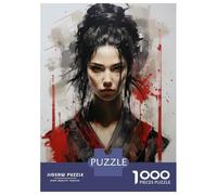 1000 Pieces Jigsaws Adults Puzzles Japanese Geisha Art Print-1 Puzzle for Adults Brain Teaser Game Analysis And Logic for Is Ideal As A Gift 70x50cm/1000pcs