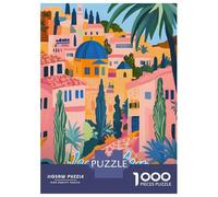 1000 Pieces Jigsaws Adults Puzzles Jerusalem Cityscape Puzzle for Adults Brain Teaser Game Analysis And Logic for Is Ideal As A Gift 38x26cm/1000pcs