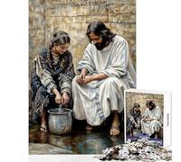 1000 Pieces Jigsaws Adults Puzzles Jesus And The Samaritan Woman Practical Game Analysis And Logic Educational Toy Wishlist with Santa Claus (50x75cm)