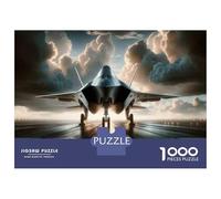 1000 Pieces Jigsaws Adults Puzzles Jet Fighter Power in Motion Puzzle for Adults Brain Teaser Game Analysis And Logic for Is Ideal As A Gift 38x26cm/1000pcs