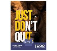 1000 Pieces Jigsaws Adults Puzzles Just Dont Quit Motivation Jigsaw for Adults Fun Games Staycation Kill Time Unique Gifts for Birthday And Christmas 38x26cm/1000pcs