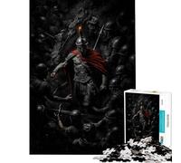 1000 Pieces Jigsaws Adults Puzzles King Leonidas Spartan Warrior Fun Activities at Home A Work of Art Brain Teaser Game for Ages 14 And over (38X52cm)