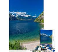1000 Pieces Jigsaws Adults Puzzles Lago Di Garda, Malcesine Jigsaw 1000 Pieces Practical Game Great Gifts And Toys Presents for Women (38x52cm)