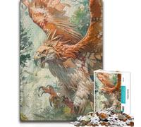 1000 Pieces Jigsaws Adults Puzzles Legendary Creature Hand Speed Race Impossible Game for And from 14 Years And over (size 38x26cm)