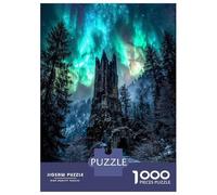 1000 Pieces Jigsaws Adults Puzzles Lost Tower of The Shivering Skies Jigsaw for Adults Toy Wall Decor Hand Speed Race Difficult And Challenge 70x50cm/1000pcs