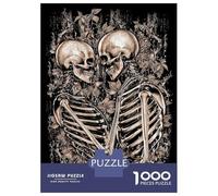 1000 Pieces Jigsaws Adults Puzzles LOVE SKELETONS Puzzle for Adults Brain Teaser Game Analysis And Logic for Is Ideal As A Gift 70x50cm/1000pcs