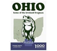 1000 Pieces Jigsaws Adults Puzzles Loveland Frogman Ohio Puzzle for Adults Brain Teaser Game Pattern Assembly Difficult And Challenge 52x38cm/1000pcs