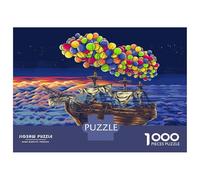 1000 Pieces Jigsaws Adults Puzzles Magic Balloon Ship Adventure -1 Jigsaws for Adults Hands-on Game Analysis And Logic Difficult And Challenge 38x26cm/1000pcs
