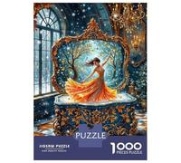 1000 Pieces Jigsaws Adults Puzzles Magical Fantasy Mirror Artwork Jigsaw for Adults Family Game Home Decoration Birthday And Unique Gifts 52x38cm/1000pcs