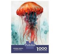 1000 Pieces Jigsaws Adults Puzzles Medusa Animal Art Jigsaw for Adults Fun Games Staycation Kill Time Unique Gifts for Birthday And Christmas 38x26cm/1000pcs