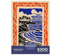 1000 Pieces Jigsaws Adults Puzzles Molokai Tropical Beach Scene Puzzles for Adults Family Game Presents for Women Unique Gifts for Birthday And Christmas 70x50cm/1000pcs