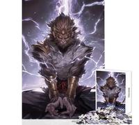 1000 Pieces Jigsaws Adults Puzzles Monkey King Wukong Jigsaw Puzzles for Adults Stress Reliever Help The Brain Exercise Gifts for Friends And Family (50x75cm)