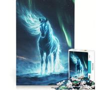 1000 Pieces Jigsaws Adults Puzzles Mystical Fire Horse Educational Game Difficult Hard Birthday And Unique Gifts 38x52cm