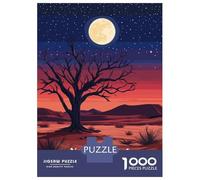 1000 Pieces Jigsaws Adults Puzzles Namib Desert Night Puzzle for Adults Brain Teaser Game Pattern Assembly Difficult And Challenge 52x38cm/1000pcs