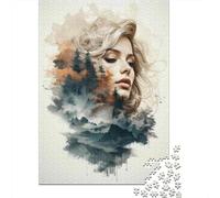 1000 Pieces Jigsaws Adults Puzzles Nature's Whisper Artistic Forest Reflections Adult Jigsaw Anti-Stress Toys Presents for Women for Is Ideal As A Gift 70x50cm/1000pcs