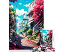 1000 Pieces Jigsaws Adults Puzzles Near The Station Educational Game But Fun And Humorous Toy Wall Decor Great Gifts for Gaming (38X52cm)