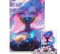 1000 Pieces Jigsaws Adults Puzzles Neon Empress Educational Game Difficult Hard Birthday And Unique Gifts 50x75cm