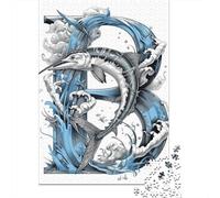 1000 Pieces Jigsaws Adults Puzzles Ocean Life Art Print-10 Adult Puzzles Anti-Stress Toys Difficult Challenge Difficult And Challenge 70x50cm/1000pcs