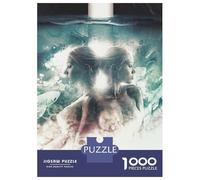 1000 Pieces Jigsaws Adults Puzzles Ocean Sirens Jigsaw for Adults Toy Wall Decor Hand Speed Race Difficult And Challenge 52x38cm/1000pcs