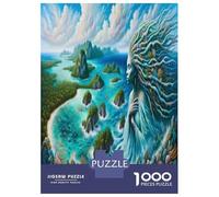 1000 Pieces Jigsaws Adults Puzzles Oceanic Fantasy Artwork Jigsaw for Adults Family Game Home Decoration Birthday And Unique Gifts 38x26cm/1000pcs