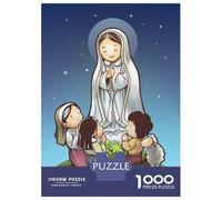 1000 Pieces Jigsaws Adults Puzzles Our Lady of Fatima Puzzle for Adults Brain Teaser Game Analysis And Logic for Is Ideal As A Gift 70x50cm/1000pcs