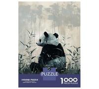 1000 Pieces Jigsaws Adults Puzzles Panda in Bamboo Forest Jigsaw for Adults Fun Games Staycation Kill Time Unique Gifts for Birthday And Christmas 38x26cm/1000pcs