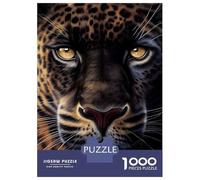 1000 Pieces Jigsaws Adults Puzzles Panther Face Animal Puzzle for Adults Brain Teaser Game Pattern Assembly Difficult And Challenge 70x50cm/1000pcs