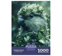 1000 Pieces Jigsaws Adults Puzzles Parrot Covered in Plants And Leaves Jigsaw for Adults Fun Games Staycation Kill Time Unique Gifts for Birthday And Christmas 52x38cm/1000pcs