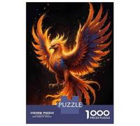 1000 Pieces Jigsaws Adults Puzzles Phoenix Rising Fantasy Art Print Jigsaws for Adults Hands-on Game Analysis And Logic Difficult And Challenge 70x50cm/1000pcs