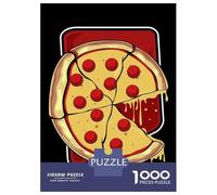 1000 Pieces Jigsaws Adults Puzzles Pizza Valentines Day Jigsaws for Adults Hands-on Game Analysis And Logic Difficult And Challenge 70x50cm/1000pcs