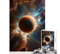1000 Pieces Jigsaws Adults Puzzles Pluto in Nebula Educational Toy Gift Birthday for Educational Game Difficult And Challenge Size 38x26cm