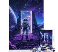 1000 Pieces Jigsaws Adults Puzzles Purple Space Neon Altar Jigsaw 1000 Pieces Practical Game Great Gifts And Toys Presents for Women (38x52cm)