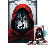 1000 Pieces Jigsaws Adults Puzzles Red Riding Hood Learning Educational Toys Family Game Difficult Hard Secret Santa Gifts (Size 50x75cm)
