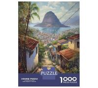 1000 Pieces Jigsaws Adults Puzzles Rio De Janeiro Beauty Puzzle for Adults Brain Teaser Game Pattern Assembly Difficult And Challenge 70x50cm/1000pcs