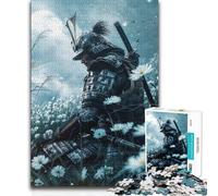 1000 Pieces Jigsaws Adults Puzzles Samurai Warrior Meditation Hand Speed Race Impossible Game for And from 14 Years And over (size 38x52cm)