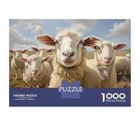 1000 Pieces Jigsaws Adults Puzzles Sheep Farming Supplies Puzzle for Adults Brain Teaser Game Analysis And Logic for Is Ideal As A Gift 38x26cm/1000pcs
