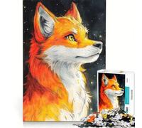 1000 Pieces Jigsaws Adults Puzzles Shiba Inu Dog in The Night Sky Educational Game Difficult Hard Birthday And Unique Gifts 38x26cm