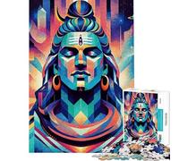 1000 Pieces Jigsaws Adults Puzzles Shiva The Yogi Jigsaws for Adults Puzzle Analysis And Logic Difficult And Challenge Educational Family Game (Size 38x26cm)