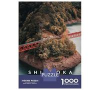 1000 Pieces Jigsaws Adults Puzzles Shizuoka Train Station Puzzle for Adults Brain Teaser Game Pattern Assembly Difficult And Challenge 70x50cm/1000pcs