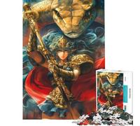 1000 Pieces Jigsaws Adults Puzzles Snake Paladin Elf Puzzle for Adults Fun Games Analysis And Logic Difficult And Challenge (Size 38x26cm)