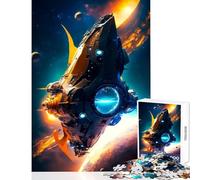 1000 Pieces Jigsaws Adults Puzzles Spacecraft Nuclear Jigsaws for Adults Puzzle Analysis And Logic Difficult And Challenge Educational Family Game (50x75cm)