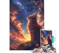 1000 Pieces Jigsaws Adults Puzzles Stargazer Whiskers Learning Educational Toys Relax Games Tough Challenge Great Gifts And Toys (Size 38x26cm)