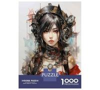 1000 Pieces Jigsaws Adults Puzzles Steampunk Woman Art Print Puzzle for Adults Brain Teaser Game Analysis And Logic for Is Ideal As A Gift 70x50cm/1000pcs
