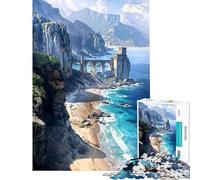 1000 Pieces Jigsaws Adults Puzzles The Cliff's Solitary Sentinel Puzzles for Adults Toy Wall Decor Enhance Memory Difficult And Challenge (Size 50x75cm)