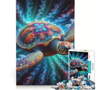1000 Pieces Jigsaws Adults Puzzles The Cosmic Turtle DIY Toys Fun Activities at Home Improving Love between Couples 50x75cm