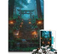 1000 Pieces Jigsaws Adults Puzzles The Forgotten Shrine Hand Speed Race Impossible Game for And from 14 Years And over (size 50x75cm)