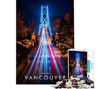 1000 Pieces Jigsaws Adults Puzzles The Lions Gate Bridge Learning Educational Toys Family Game Perfect Decoration Birthday Gifts (size 50x75cm)