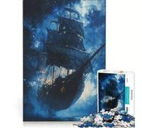 1000 Pieces Jigsaws Adults Puzzles The Midnight Pirate DIY Toys Fun Activities at Home Improving Love between Couples 38x26cm